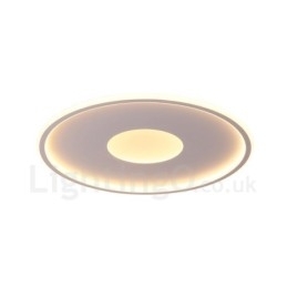 Ultradunne dimbare moderne eigentijdse Scandinavische stijl plafondlampen met afstandsbediening, kunnen ook als wandlamp worden gebruikt