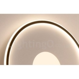 Ultradunne dimbare moderne eigentijdse Scandinavische stijl plafondlampen met afstandsbediening, kunnen ook als wandlamp worden gebruikt