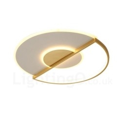 Goudkleurige ultradunne moderne eigentijdse Scandinavische stijl plafondlampen met afstandsbediening, kunnen ook als wandlamp worden gebruikt