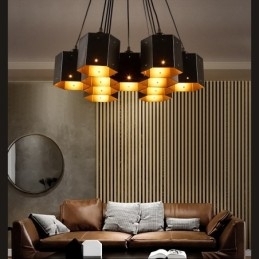 Loft Industriële Stijl Hangende Kroonluchter Licht