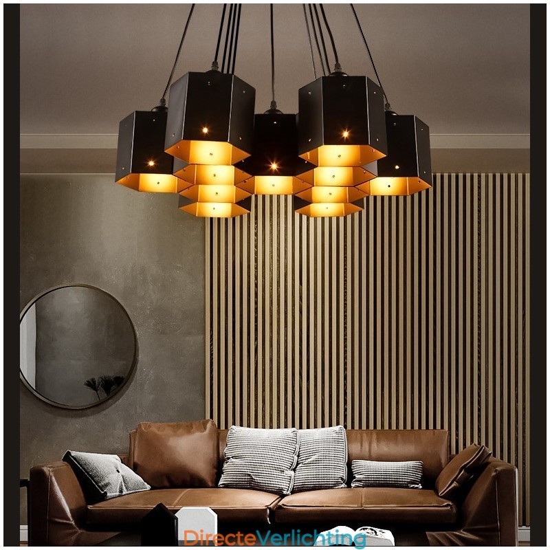 Loft Industriële Stijl Hangende Kroonluchter Licht