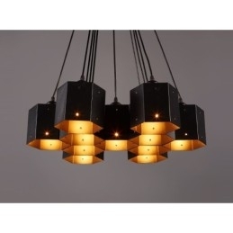 Loft Industriële Stijl Hangende Kroonluchter Licht