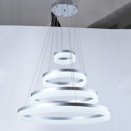 Acryl kroonluchter ring hanglamp verlichtingsarmaturen met