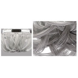 Kwastjes kroonluchter design hanglamp zilver goud kleur