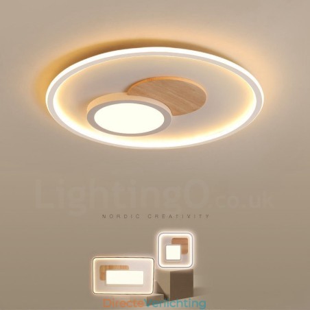 Dimbare moderne, eigentijdse, Scandinavische stijl plafondlampen met afstandsbediening, kunnen ook als wandlamp worden gebruikt Dimbare moderne, eigentijdse, Scandinavische stijl plafondlampen met afstandsbediening, kunnen ook als wandlamp worden gebruikt