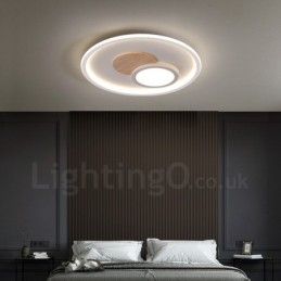 Dimbare moderne, eigentijdse, Scandinavische stijl plafondlampen met afstandsbediening, kunnen ook als wandlamp worden gebruikt