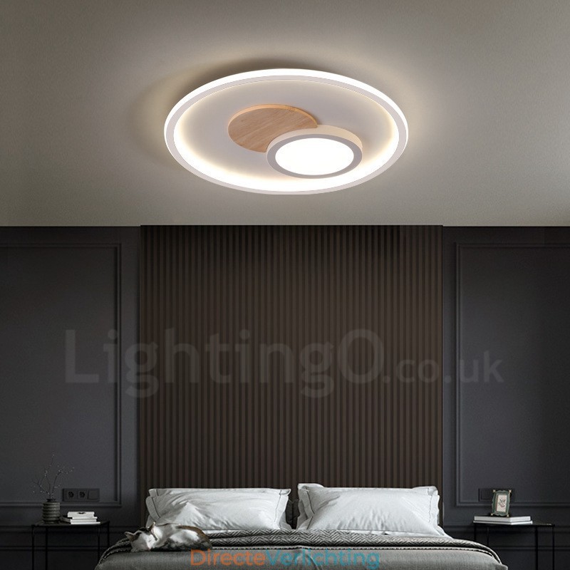 Dimbare moderne, eigentijdse, Scandinavische stijl plafondlampen met afstandsbediening, kunnen ook als wandlamp worden gebruikt