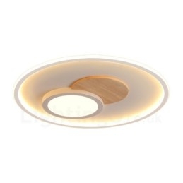 Dimbare moderne, eigentijdse, Scandinavische stijl plafondlampen met afstandsbediening, kunnen ook als wandlamp worden gebruikt