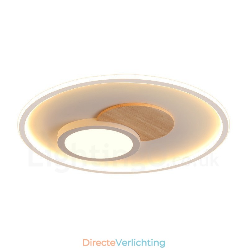 Dimbare moderne, eigentijdse, Scandinavische stijl plafondlampen met afstandsbediening, kunnen ook als wandlamp worden gebruikt