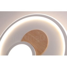Dimbare moderne, eigentijdse, Scandinavische stijl plafondlampen met afstandsbediening, kunnen ook als wandlamp worden gebruikt