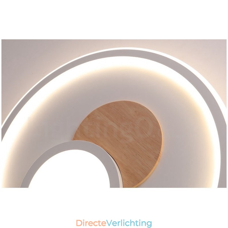 Dimbare moderne, eigentijdse, Scandinavische stijl plafondlampen met afstandsbediening, kunnen ook als wandlamp worden gebruikt