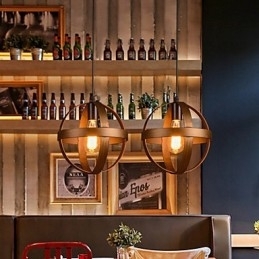 Retro ijzeren lamp moderne minimalistische industriële stijl kroonluchter