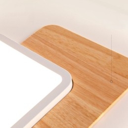Dimbare moderne, eigentijdse, rechthoekige plafondlampen in Scandinavische stijl met afstandsbediening, kunnen ook als wandlamp worden gebruikt