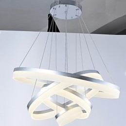 Acryl kroonluchter ring hanglamp verlichtingsarmaturen met