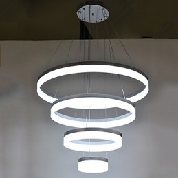 Acryl kroonluchter ring hanglamp verlichtingsarmaturen met