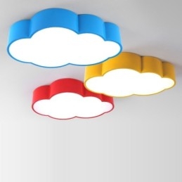Macaron Multi color Cloud Moderne Scandinavische Stijl Plafondlampen met Acryl Kap