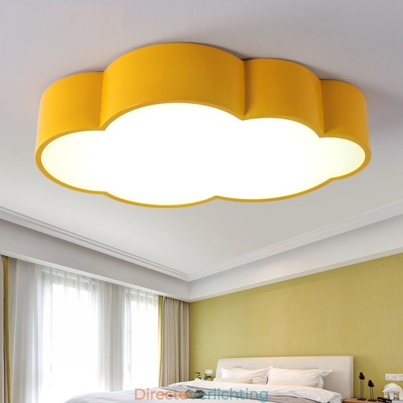 Macaron Multi color Cloud Moderne Scandinavische Stijl Plafondlampen met Acryl Kap