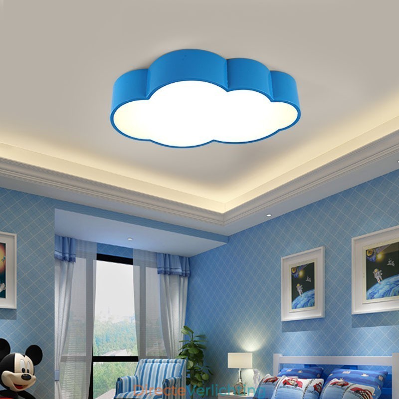 Macaron Multi color Cloud Moderne Scandinavische Stijl Plafondlampen met Acryl Kap