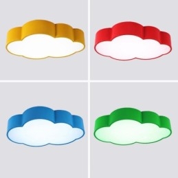 Macaron Multi color Cloud Moderne Scandinavische Stijl Plafondlampen met Acryl Kap