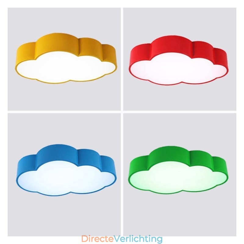 Macaron Multi color Cloud Moderne Scandinavische Stijl Plafondlampen met Acryl Kap