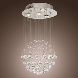 Kroonluchter Luxe Modern Kristal 4 Lichten