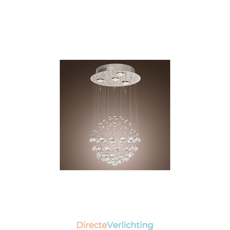 Kroonluchter Luxe Modern Kristal 4 Lichten