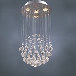Kroonluchter Luxe Modern Kristal 4 Lichten