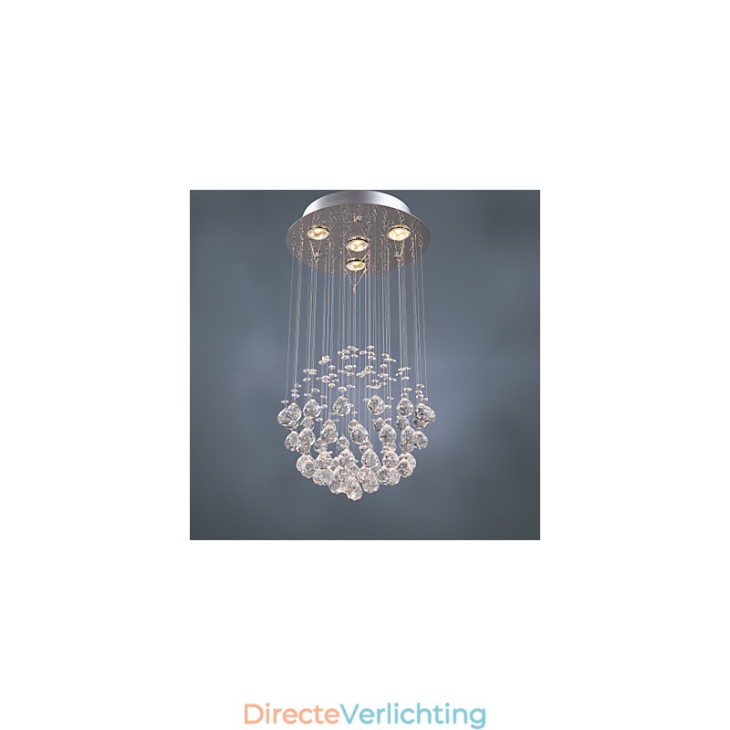 Kroonluchter Luxe Modern Kristal 4 Lichten