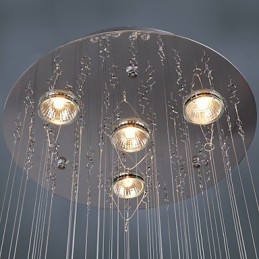 Kroonluchter Luxe Modern Kristal 4 Lichten