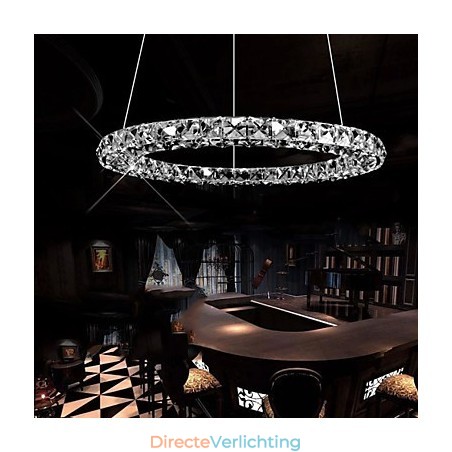 Kristallen hanglamp moderne enkele D40CM drie zijden K9 kristal plafondlampen voor binnen Kristallen hanglamp moderne enkele D40CM drie zijden K9 kristal plafondlampen voor binnen