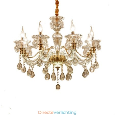 Luxe Kristallen Kroonluchter K9 Kristallen Kroonluchter met Gloeiende Arm Luxe Kristallen Kroonluchter K9 Kristallen Kroonluchter met Gloeiende Arm