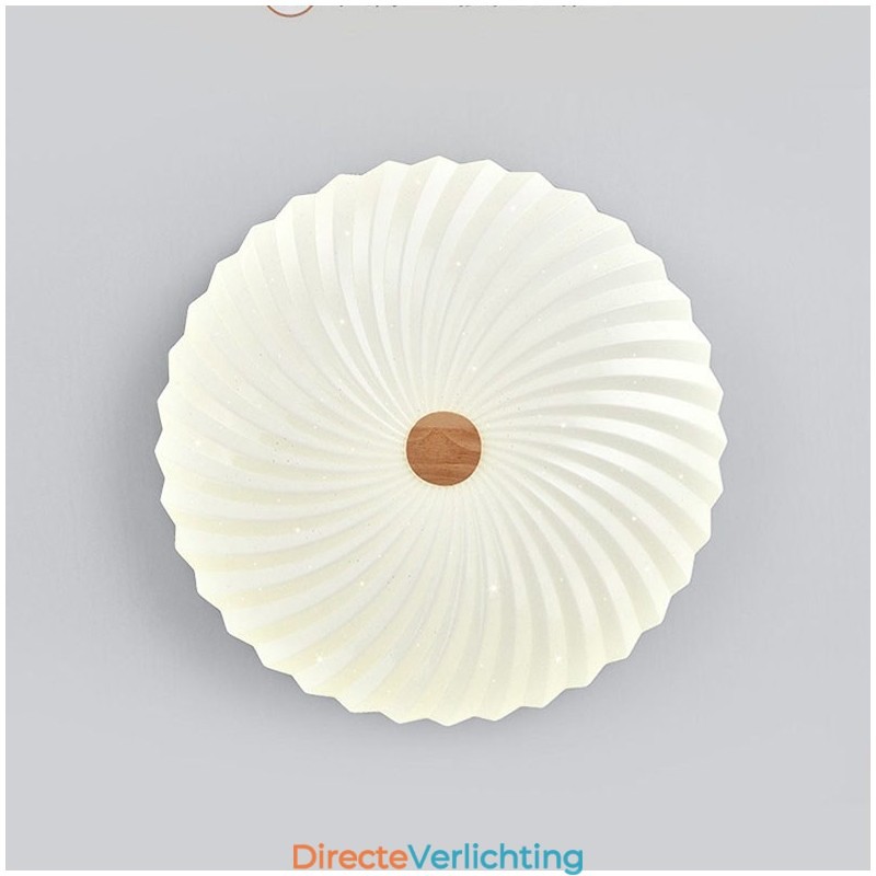 Nordic Ronde Eenvoudige Moderne Massief Houten Plafondlamp