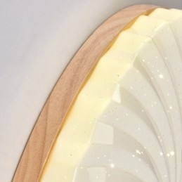 Nordic Ronde Eenvoudige Moderne Massief Houten Plafondlamp