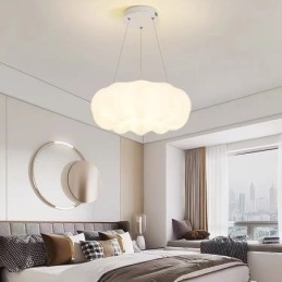 Nordic Modern Creative Pumpkin Dimbare Hanglamp Hanglamp Veranda
