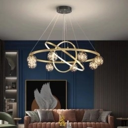 Nordic Modern Gouden Cirkel Hanglamp