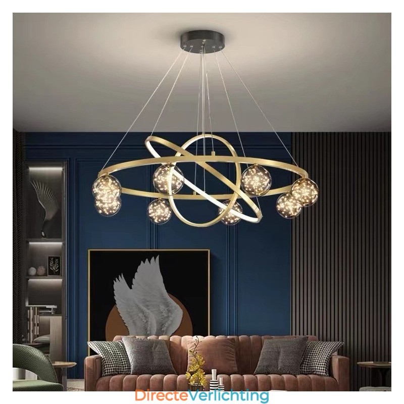 Nordic Modern Gouden Cirkel Hanglamp