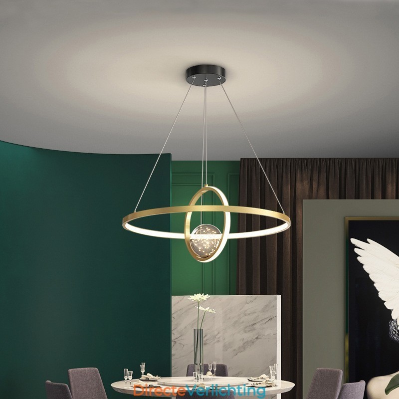 Nordic Modern Gouden Cirkel Hanglamp