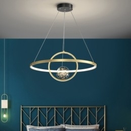 Nordic Modern Gouden Cirkel Hanglamp