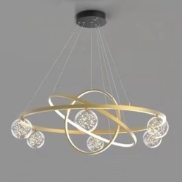Nordic Modern Gouden Cirkel Hanglamp