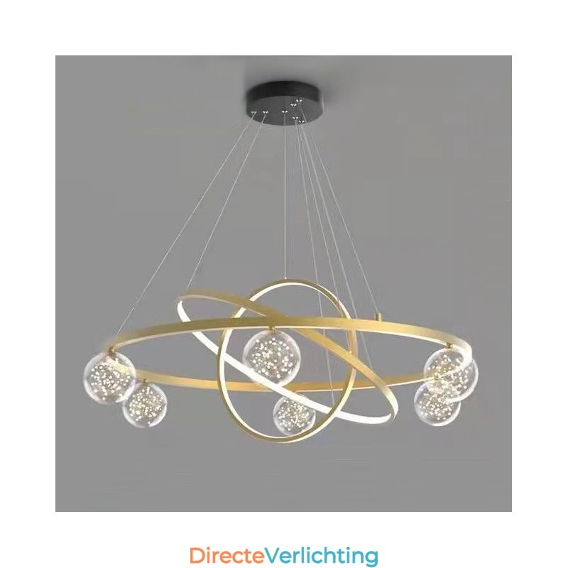 Nordic Modern Gouden Cirkel Hanglamp