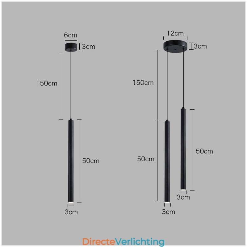 Eenvoudige moderne eigentijdse hanglamp