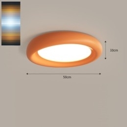 Dimbare ronde full-spectrum oogbescherming, veelkleurige moderne plafondlamp voor binnenverlichting