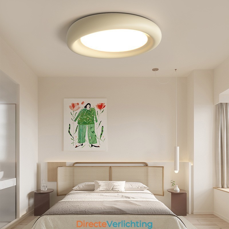 Dimbare ronde full-spectrum oogbescherming, veelkleurige moderne plafondlamp voor binnenverlichting