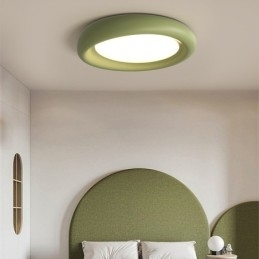 Dimbare ronde full-spectrum oogbescherming, veelkleurige moderne plafondlamp voor binnenverlichting