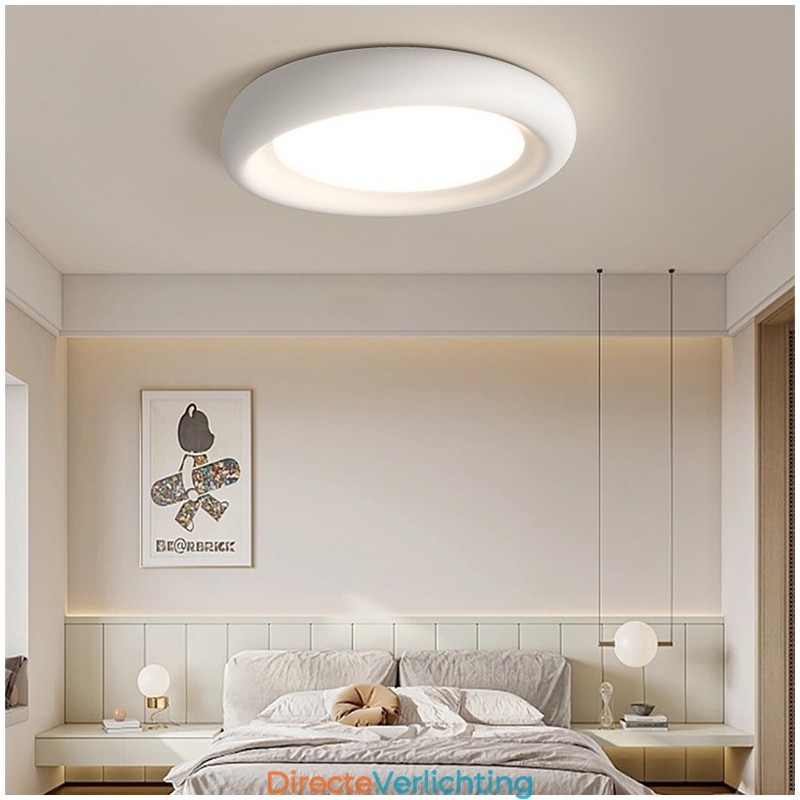 Dimbare ronde full-spectrum oogbescherming, veelkleurige moderne plafondlamp voor binnenverlichting