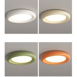 Dimbare ronde full-spectrum oogbescherming, veelkleurige moderne plafondlamp voor binnenverlichting