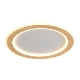 Ronde houten moderne plafondlamp voor binnenverlichting