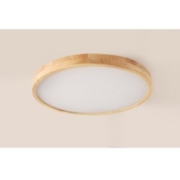Ronde houten moderne plafondlamp voor binnenverlichting