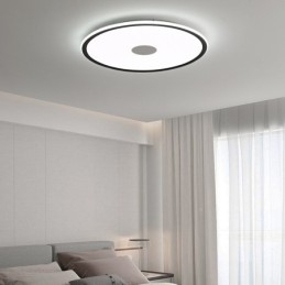 Nordic 3,5 cm dikke ronde plafondlamp met volledig spectrum voor oogbescherming, dimbaar voor binnen