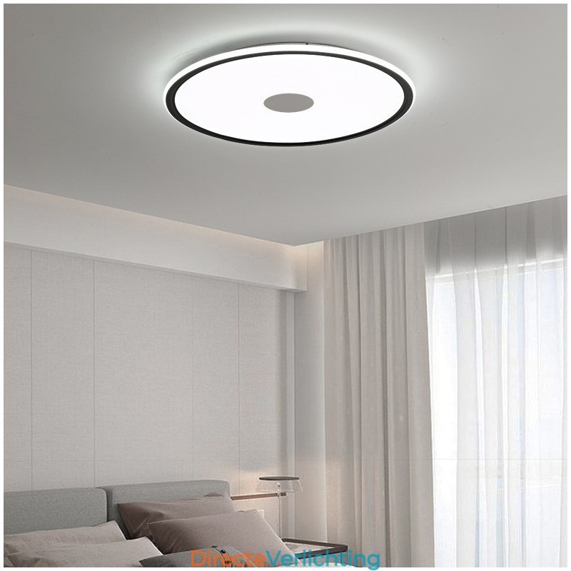 Nordic 3,5 cm dikke ronde plafondlamp met volledig spectrum voor oogbescherming, dimbaar voor binnen